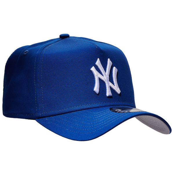 New Era Yankees A Frame Adjustable Cap - Men's - White/Royal - Image 4