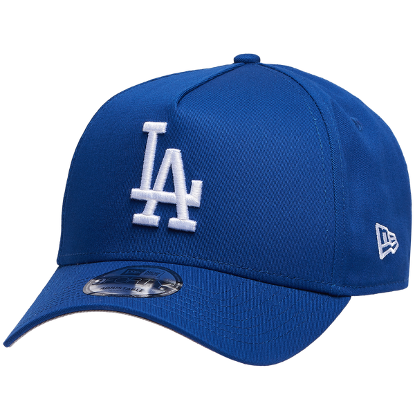New Era Dodgers A Frame Adjustable Cap - Men's - White/Royal