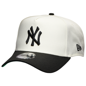 New Era Yankees A Frame 2T Adjustable Cap - Men's - White/Black
