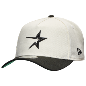 New Era Astros A Frame 2T Adjustable Cap - Men's - White/Black