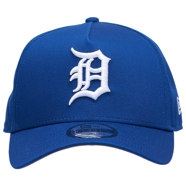 New Era Tigers 940 A Frame Adjustable Cap - Men's - White/Light Royal - Image 2