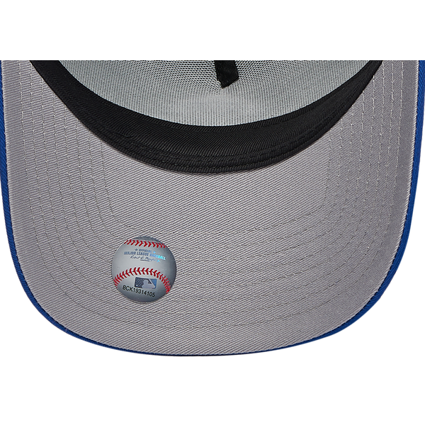 New Era Phillies A Frame Adjustable Cap - Men's - White/Royal - Image 5