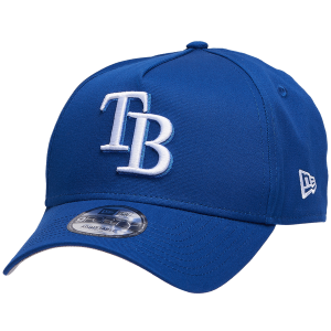 New Era Rays A Frame Adjustable Cap - Men's - White/Royal