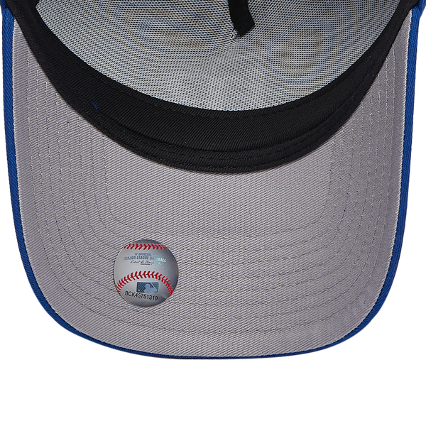New Era Rays A Frame Adjustable Cap - Men's - White/Royal - Image 5