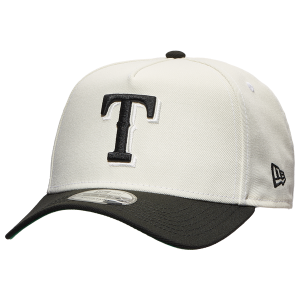 New Era Rangers 9FORTY A-Frame Cap - Adult - White/Black