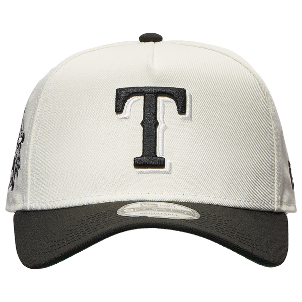 New Era Rangers 9FORTY A-Frame Cap - Adult - White/Black - Image 2
