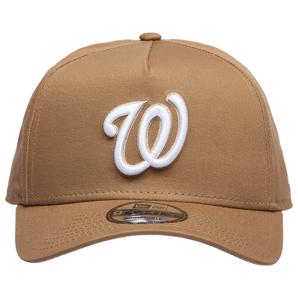 New Era Nationals A Frame Adjustable Cap - Men's - Khaki/White - Image 2