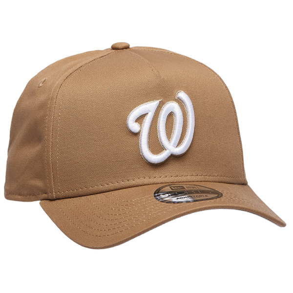 New Era Nationals A Frame Adjustable Cap - Men's - Khaki/White - Image 3
