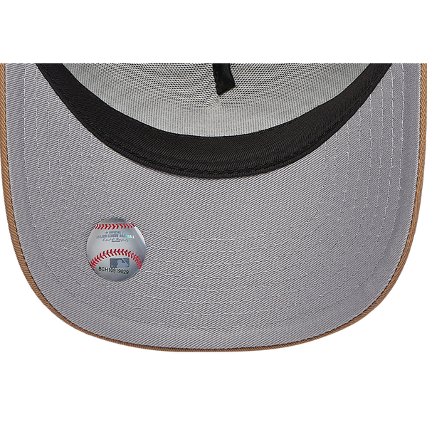 New Era Nationals A Frame Adjustable Cap - Men's - Khaki/White - Image 5