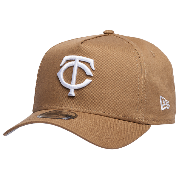 New Era Twins A Frame Adjustable Cap - Men's - Khaki/White