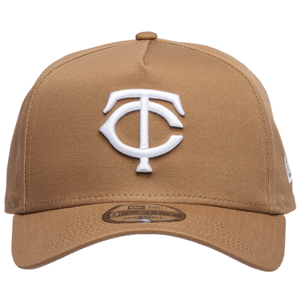 New Era Twins A Frame Adjustable Cap - Men's - Khaki/White - Image 2