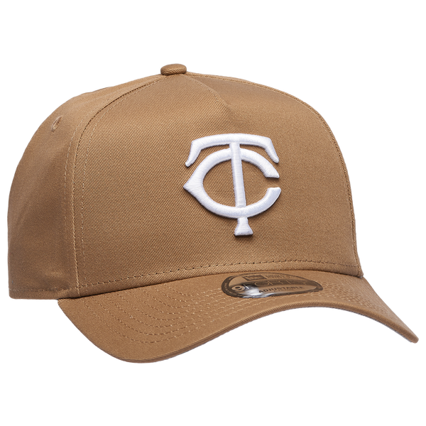 New Era Twins A Frame Adjustable Cap - Men's - Khaki/White - Image 3
