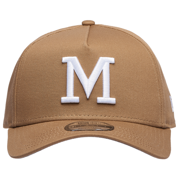 New Era Brewers A Frame Adjustable Cap - Men's - Khaki/White - Image 2