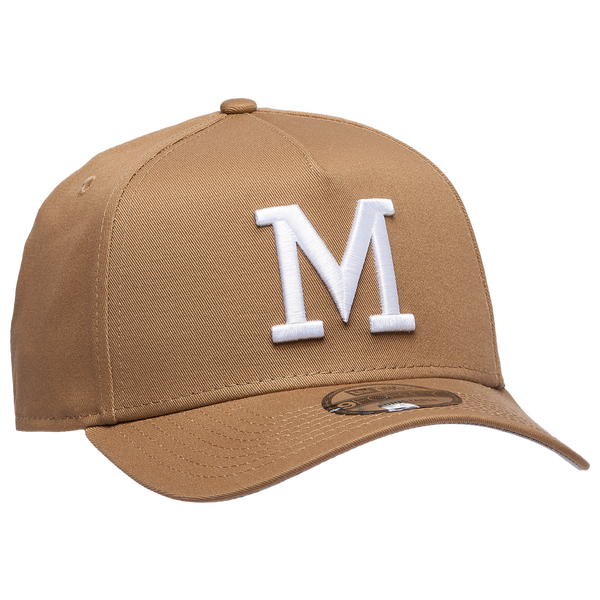 New Era Brewers A Frame Adjustable Cap - Men's - Khaki/White - Image 3