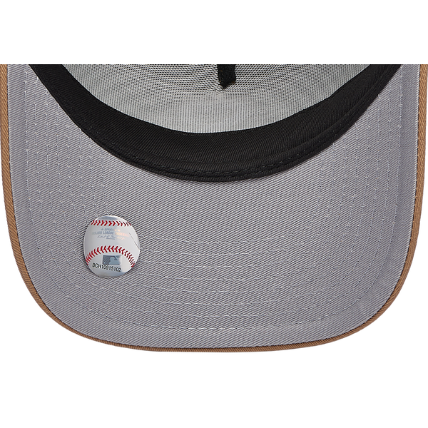 New Era Mariners A Frame Adjustable Cap - Men's - Khaki/White - Image 5