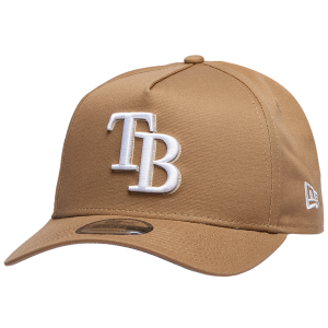 New Era Rays A Frame Adjustable Cap - Men's - Khaki/White