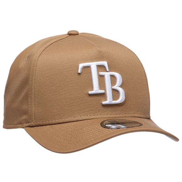 New Era Rays A Frame Adjustable Cap - Men's - Khaki/White - Image 3