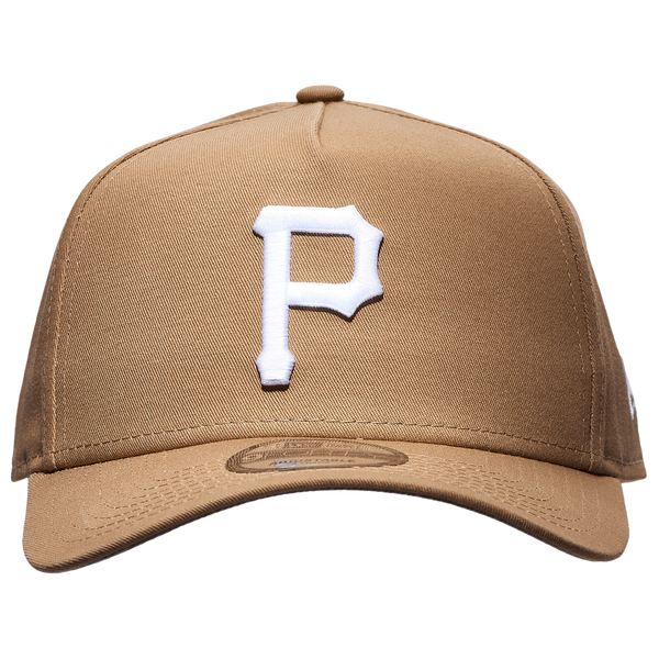 New Era Pirates A Frame Adjustable Cap - Men's - White/Khaki - Image 2