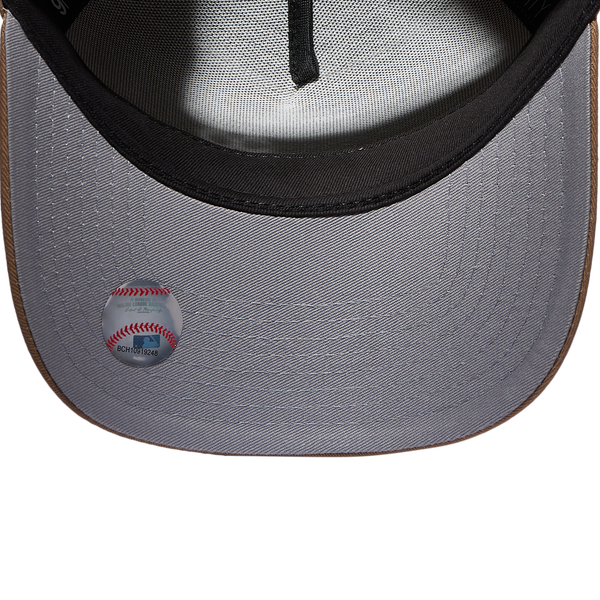 New Era Pirates A Frame Adjustable Cap - Men's - White/Khaki - Image 5