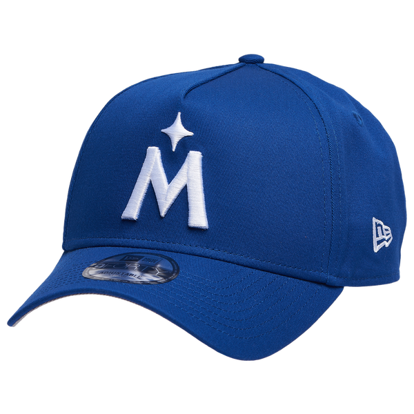 New Era Twins 940 A Frame Adjustable Cap - Men's - White/Light Royal