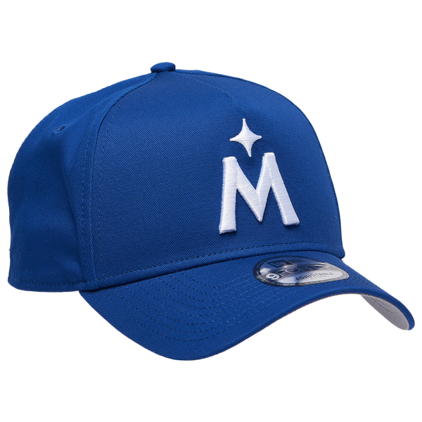 New Era Twins 940 A Frame Adjustable Cap - Men's - White/Light Royal - Image 3