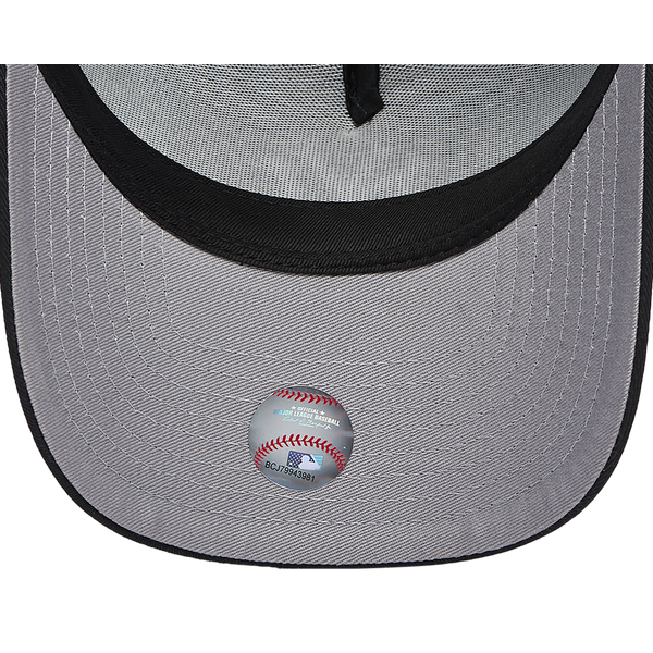 New Era Yankees A Frame SOL Adjustable Cap - Men's - Black/White - Image 5