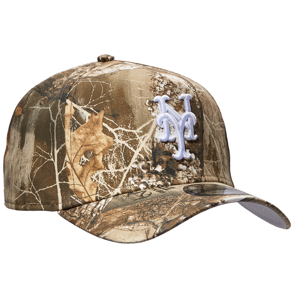 New Era Mets 9FORTY AF Realtree Cap - Men's - Brown/Black/Green - Image 3