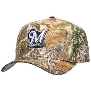 New Era Brewers 9FORTY AF Realtree Cap - Men's - Black/Brown/Green