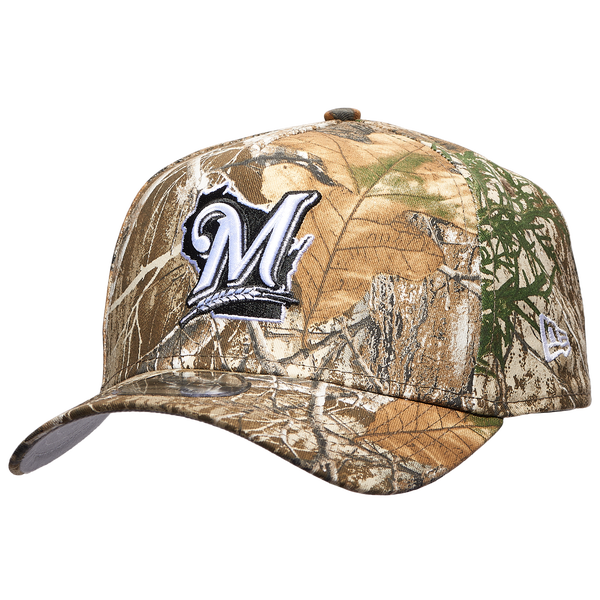 New Era Brewers 9FORTY AF Realtree Cap - Men's - Black/Brown/Green