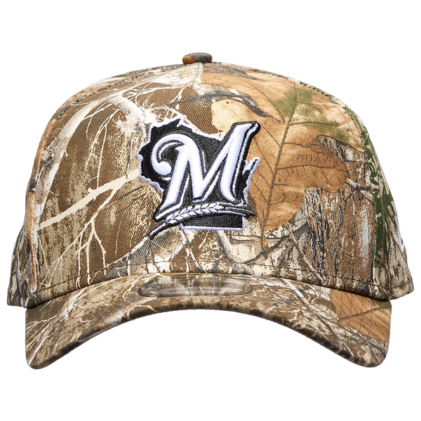 New Era Brewers 9FORTY AF Realtree Cap - Men's - Black/Brown/Green - Image 2