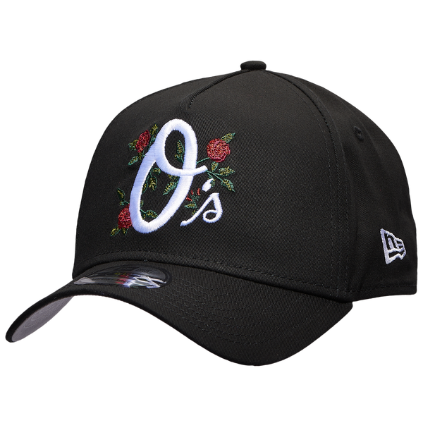 New Era Orioles 940 A Frame Rose Cap - Men's - Black/Multi
