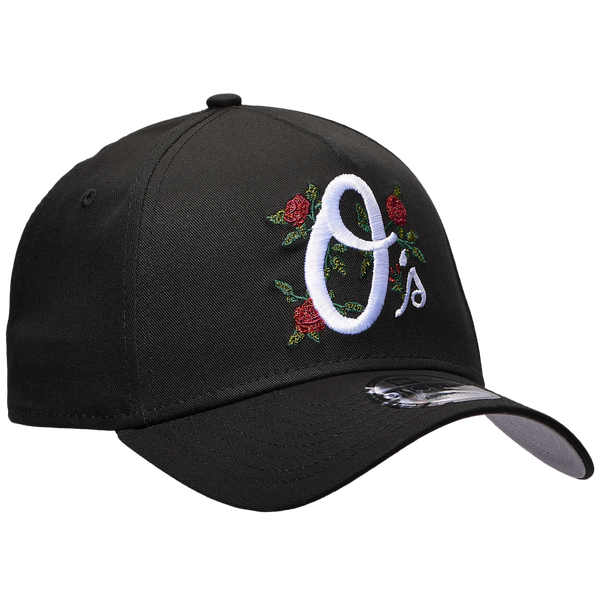 New Era Orioles 940 A Frame Rose Cap - Men's - Black/Multi - Image 3