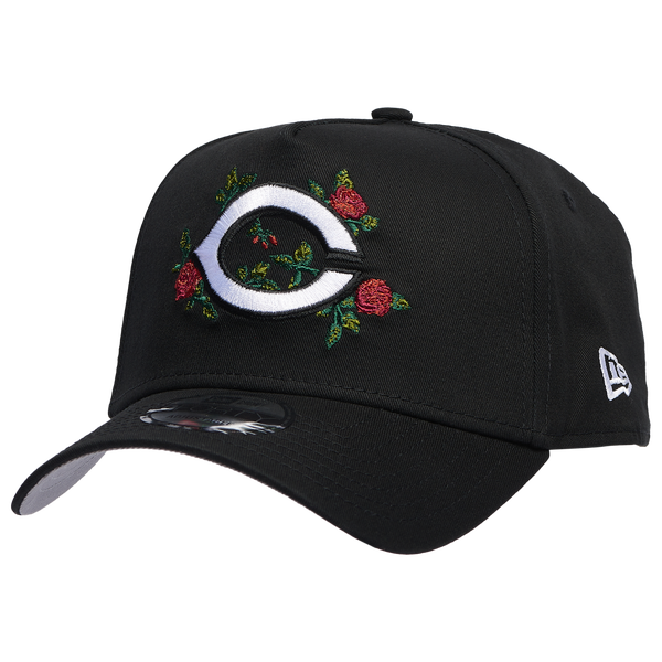 New Era Reds 940 A Frame Rose Cap - Men's - Black/Multi