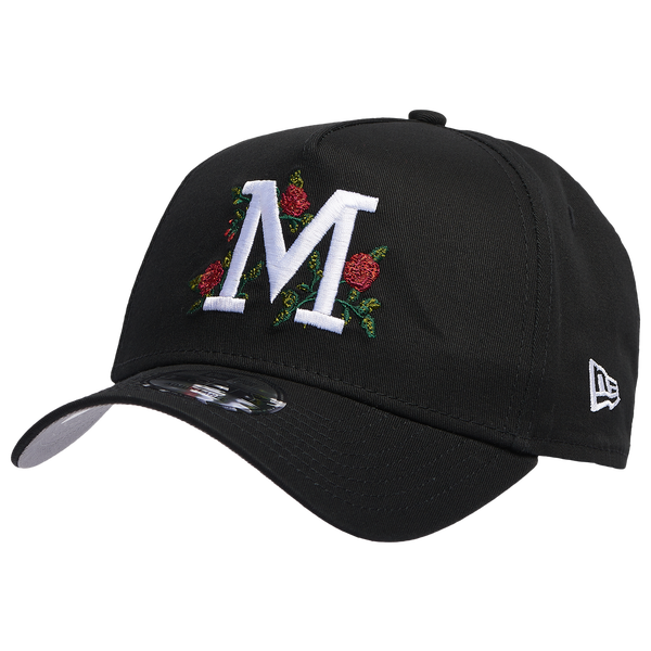 New Era Brewers 940 A Frame Rose Cap - Men's - Black/Multi