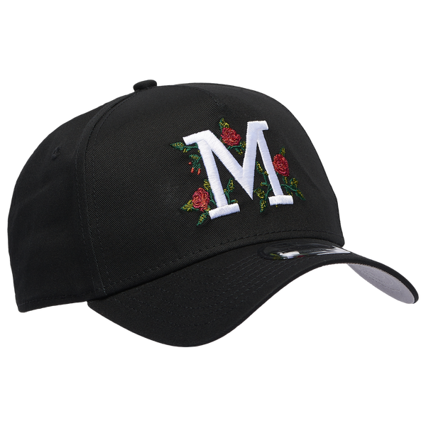 New Era Brewers 940 A Frame Rose Cap - Men's - Black/Multi - Image 3