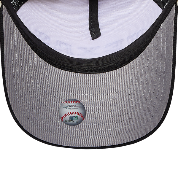 New Era Rangers 940 A Frame Arch Logo Cap - Men's - Chrome/Black - Image 5