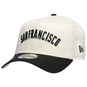 New Era Giants 940 A Frame Arch Logo Cap - Men's - Black/Chrome
