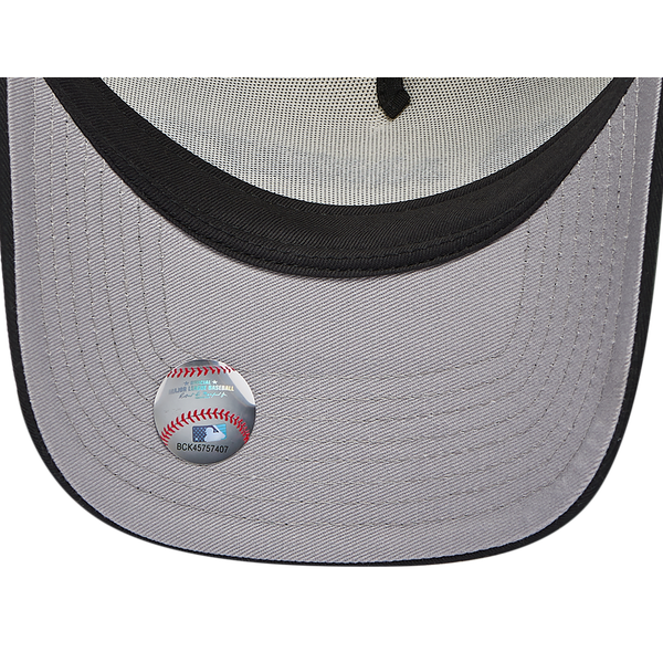 New Era Dodgers 940 A Frame Arch Logo Cap - Men's - Black/Chrome - Image 5