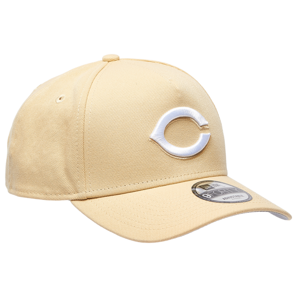 New Era Reds 9FORTY A-Frame Cap - Men's - White/Vegas - Image 3