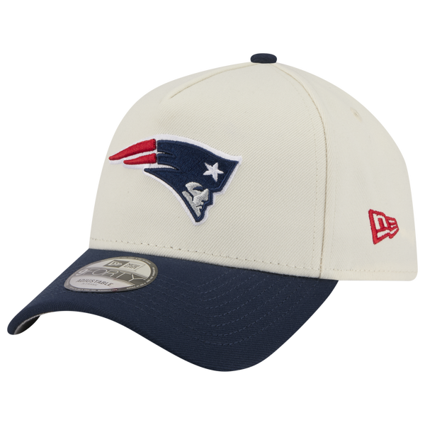 New Era NFL 9FORTY A-Frame Cap - Adult - Chrome/Navy