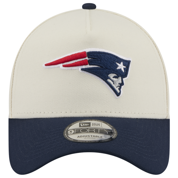 New Era NFL 9FORTY A-Frame Cap - Adult - Chrome/Navy - Image 2