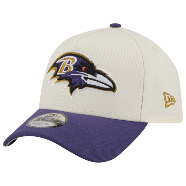 New Era NFL 9FORTY A-Frame Cap - Adult - Chrome/Purple