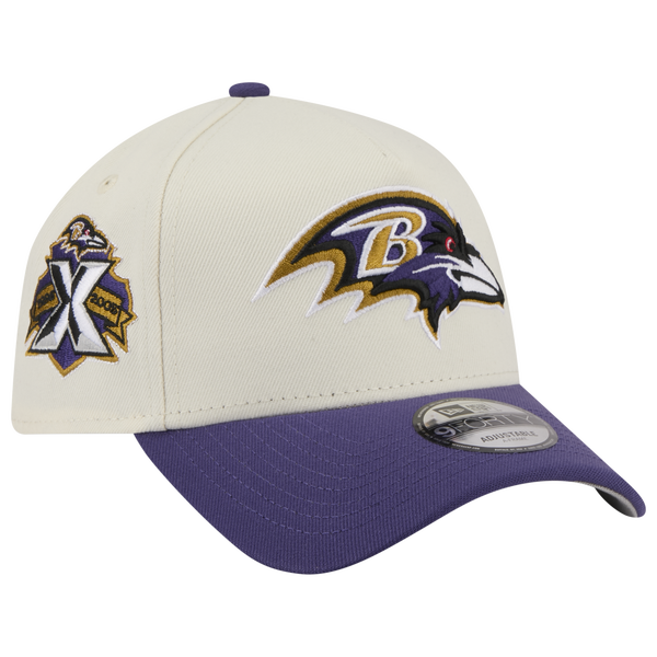 New Era NFL 9FORTY A-Frame Cap - Adult - Chrome/Purple - Image 3