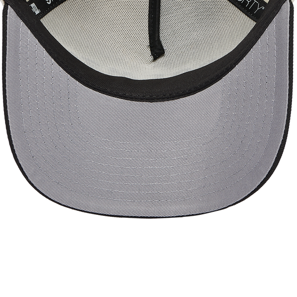 New Era Yankees 9Forty A-Frame Upside Wordmark Cap - Adult - Chrome/Black - Image 5