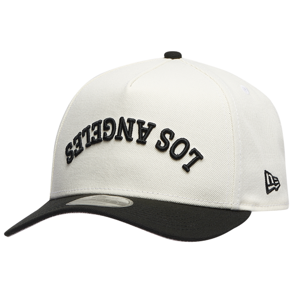 New Era Dodgers 9Forty A-Frame 2Tone Upside Wordmark - Adult - Black/White/Black