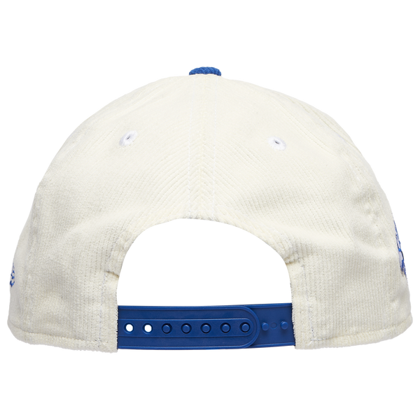 New Era Dodgers 940 A Frame Corduroy Cap - Men's - Chrome/Royal - Image 4