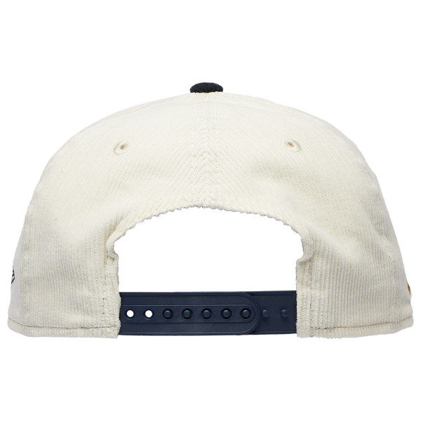New Era Tigers 940 A Frame Corduroy Cap - Men's - Chrome/Navy - Image 4