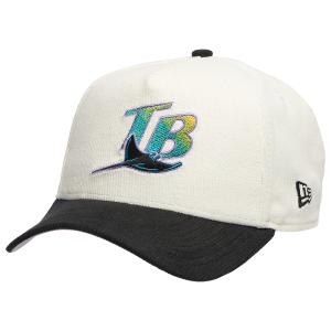 New Era Rays 940 A Frame Corduroy Cap - Men's - Chrome/Black