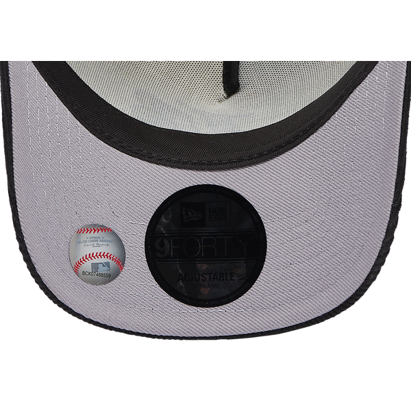 New Era Rays 940 A Frame Corduroy Cap - Men's - Chrome/Black - Image 5