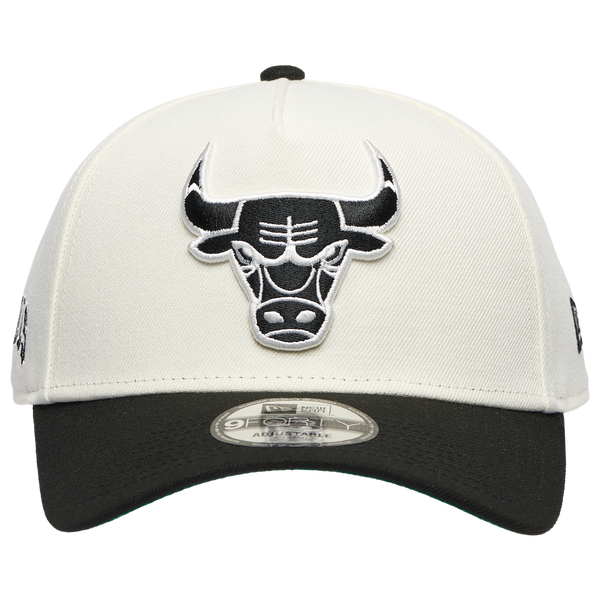 New Era Bulls Team 9FORTY A-Frame Chrome Cap - Men's - Chrome/Black - Image 2